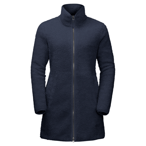 Originele Jack Wolfskin Hoge Wolkenjas Voor Dames Nachtblauw