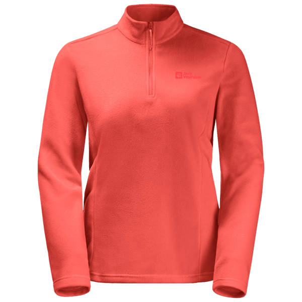 Jack Wolfskin Taunus Half-zip Dames Nieuw Hot Coral