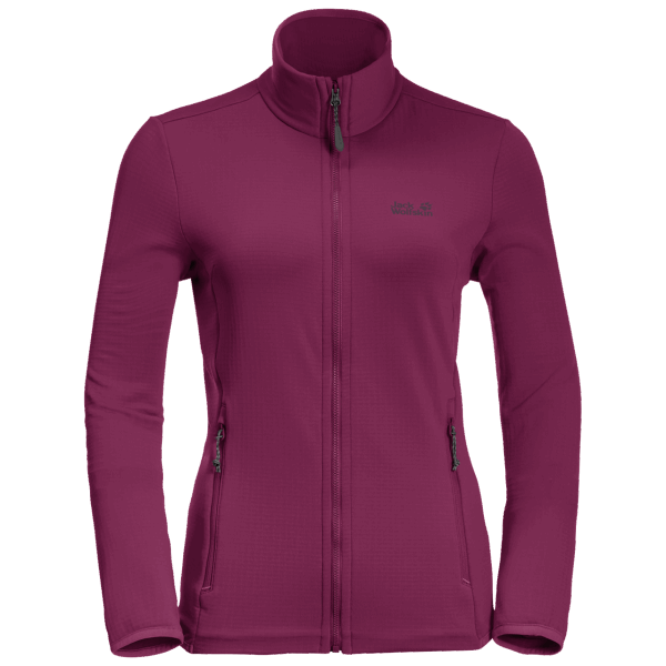 Jack Wolfskin, Jack Wolfskin, Voor Dames Met Piekrasterfleece Van Wild Berry