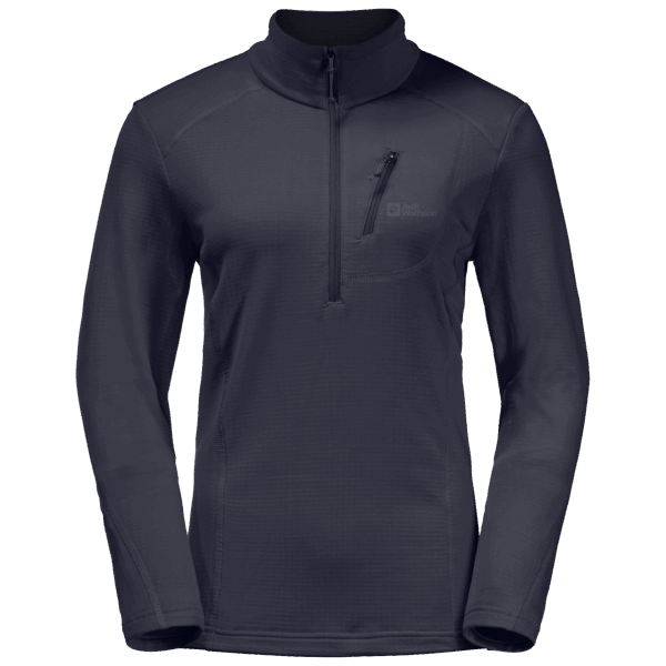 Kolbenberg Jack Wolfskin Grafiet Met Halve Rits Voor Dames
