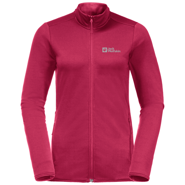 Cranberry Dames Pack & Go Originele Jack Wolfskin Met Volledige Ritssluiting