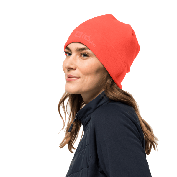 Jack Wolfskin Hot Coral Real Stuff Beanie-collectie