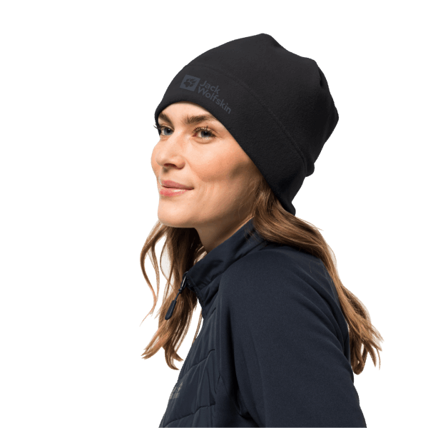 Jack Wolfskin Origin Zwarte Real Stuff Muts