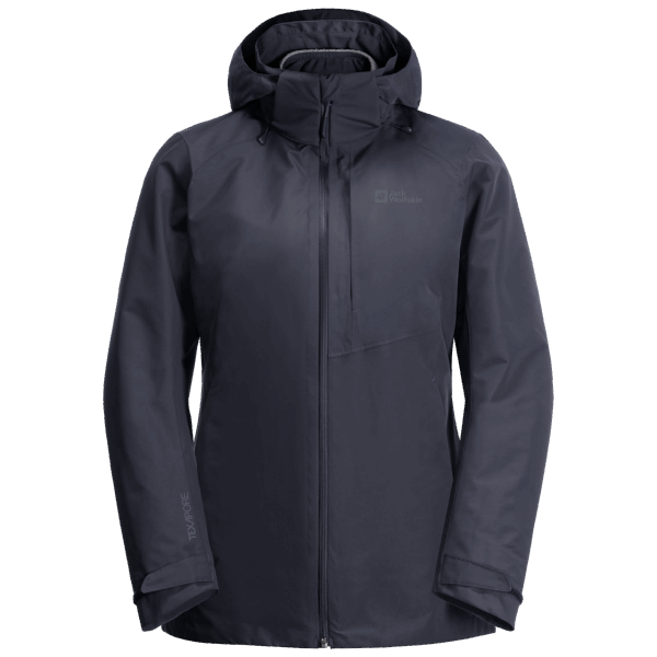 Grafiet Dames Bergland 3in1 Jack Jack Wolfskin Merk