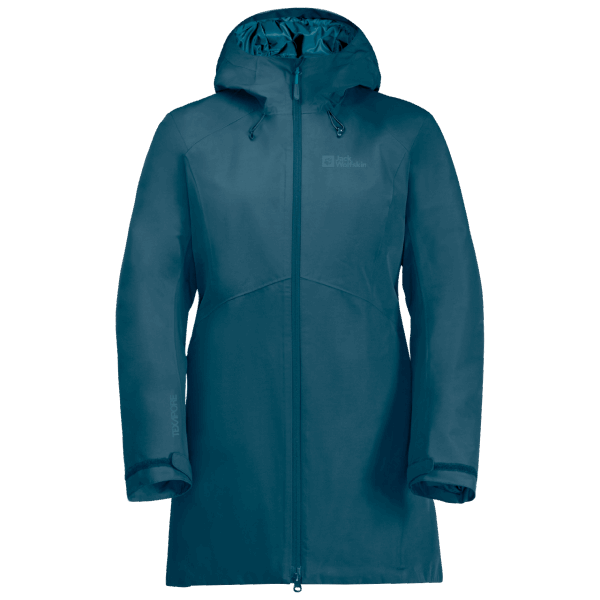 Collectie Blauwe Koraal Heidelstein Geïsoleerde Damesjas Jack Wolfskin