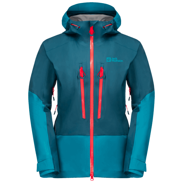 Jack Wolfskin Blauwkoraal Damesjack Alpspitze 3l Best