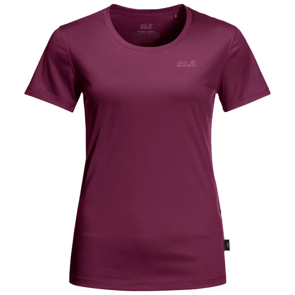 Tech T Jack Wolfskin Voor Dames Van Het Merk Wild Berry