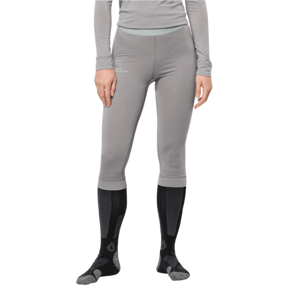 Middengrijze Gemêleerde Nieuwe Dames Alpspitze Wollen Broek Jack Wolfskin