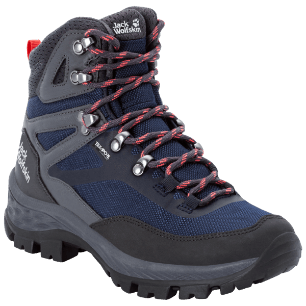Jack Wolfskin Brands Blue-coral Dames Rebellie Gids Texapore Mid