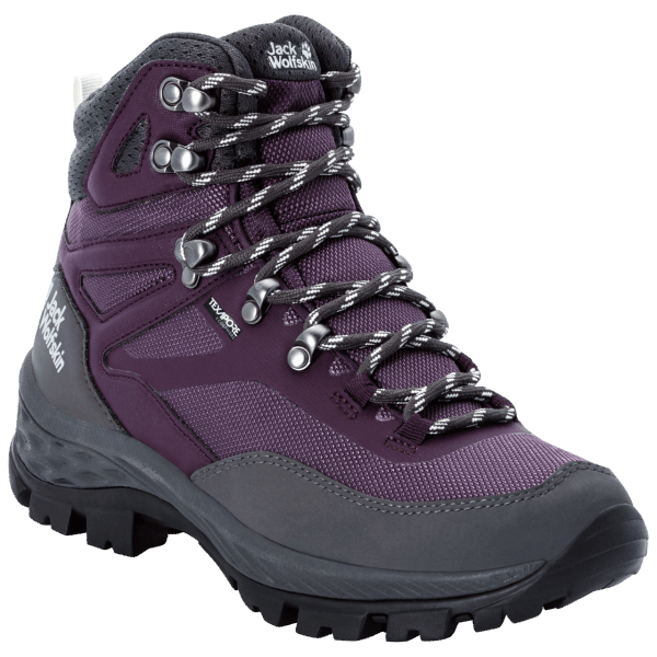 Jack Wolfskin Dames Rebellie Gids Texapore Midden Paars-grijs Origineel