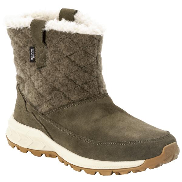 Kaki-grijze Fashion Jack Wolfskin Queenstown Texapore Dameslaars