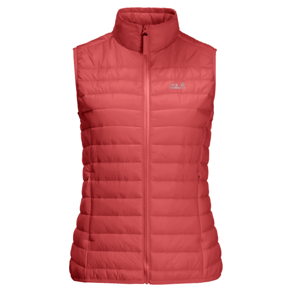 Jack Wolfskin Dames Jwp Vest Nieuw Koraalrood