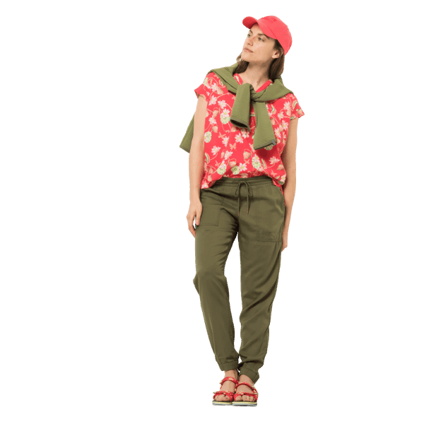 Jack Wolfskin Delta Groene Dames Mojave Broek Origin