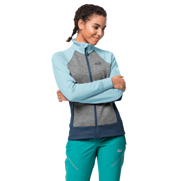 Fashion Frosted Blue Jack Wolfskin Sky Peak Damesjack