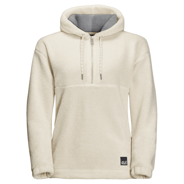 Jack Wolfskin Wit Zand Dames Nature Life Halfzip Best