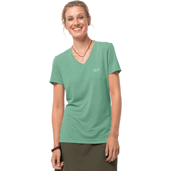 Pacific Green Jack Wolfskin Crosstrail T Origins Voor Dames