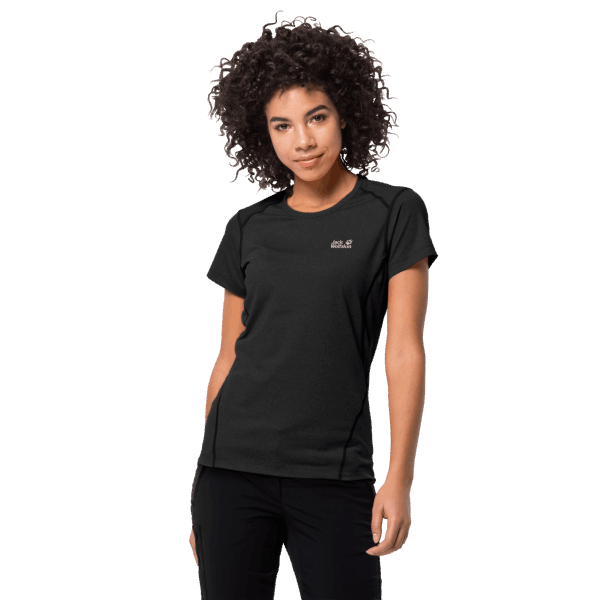 Jack Wolfskin Dames Sky Flex T Zwart Origin