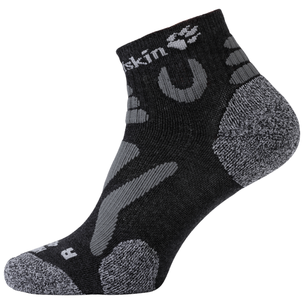 Hiking Pro Laag Uitgesneden Sokken Donkergrijs Best Jack Wolfskin