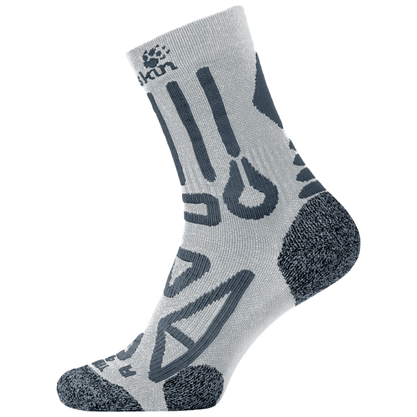 Jack Wolfskin Grijze Haze Collectie Trekking Pro Klassiek Gesneden Sokken