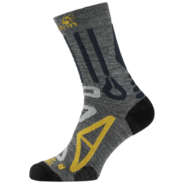 Jack Wolfskin Donkergrijze Trekking Pro Klassiek Gesneden Sokkencollecties