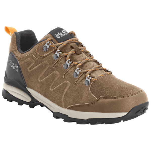 Jack Wolfskin Original Dames Refugio Texapore Laag Bruin-abrikoos