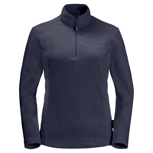 Originele Taunus Damessweater Met Kwartrits Grafiet Jack Wolfskin