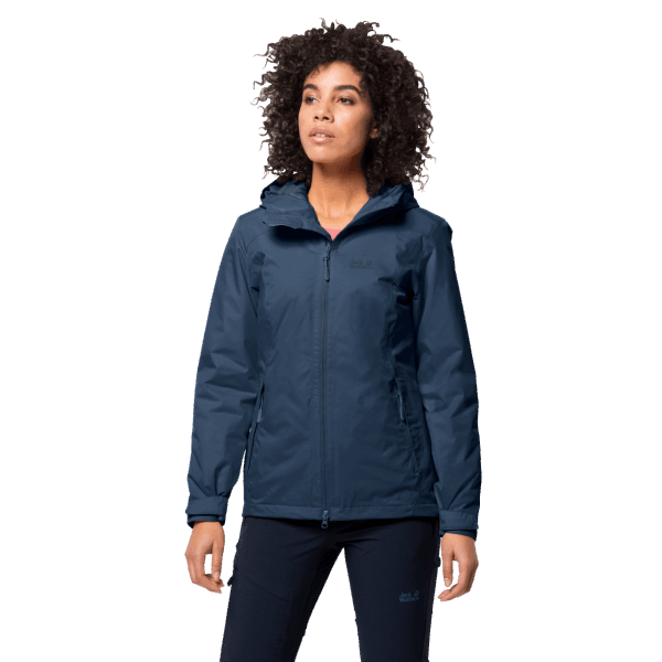 Dark Indigo Frosty Morning Damesjack Jack Wolfskin Merken