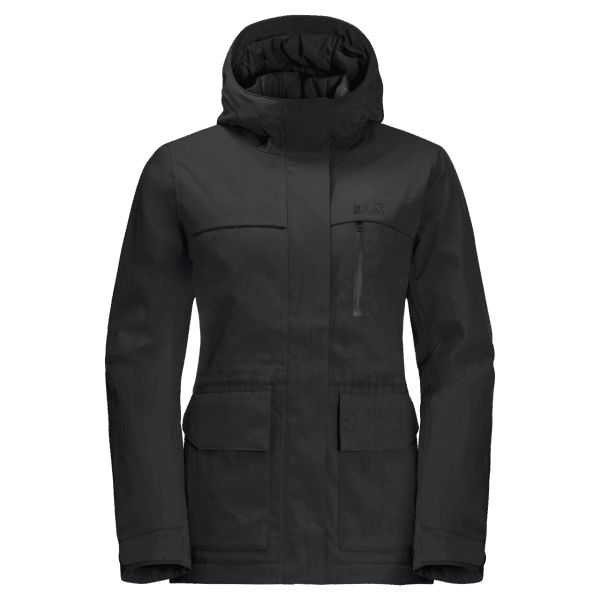 Hot Dames White Frost Jack Jack Wolfskin Zwart