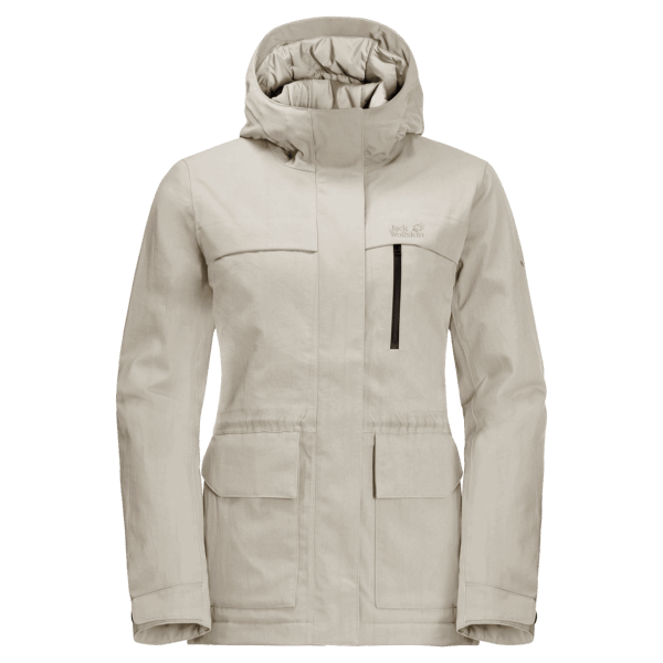 Beste White Frost Jack Voor Dames Dusty Grey Jack Wolfskin