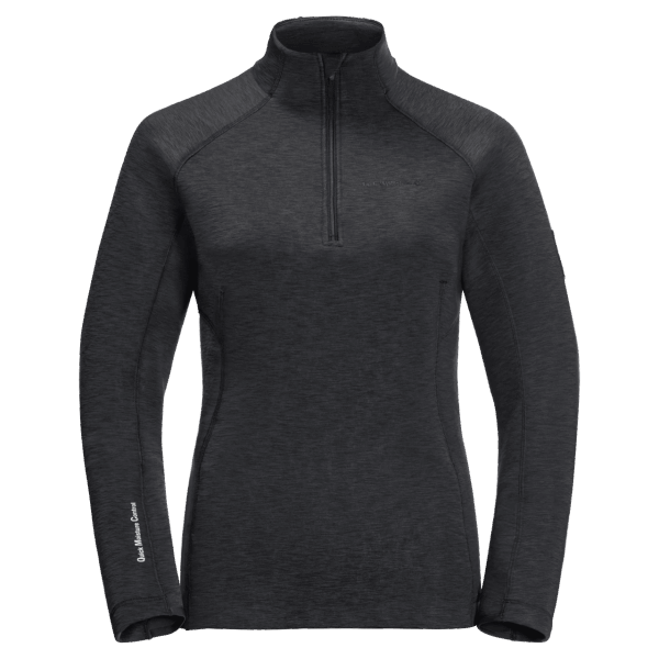 Black Jack Wolfskin Merken Atletische 1/2 Rits Voor Dames