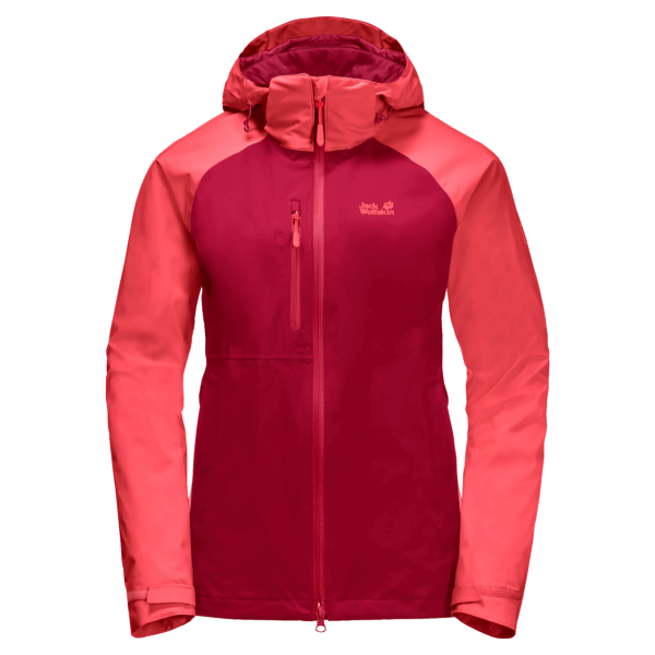 Scharlaken Nieuw Jack Wolfskin Mount Emin Damesjack