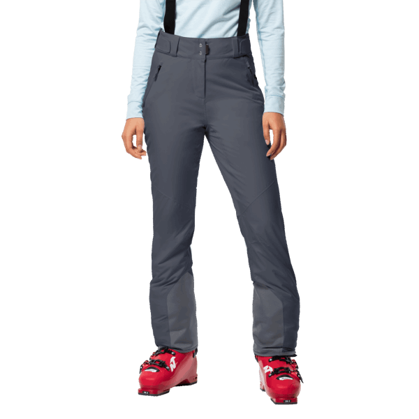 Geweldige Sneeuwbroek Voor Dames Ebbenhout Jack Wolfskin Mode