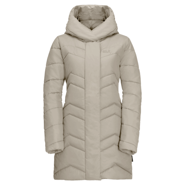 Jack Wolfskin Beste Stoffige Grijze Kyoto-jas Voor Dames