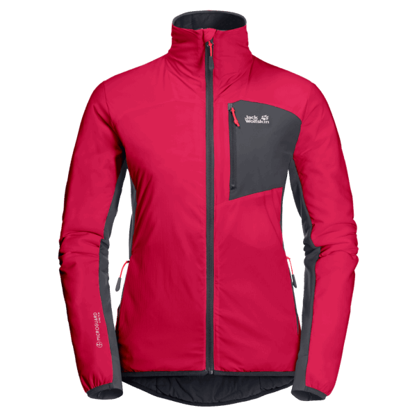 Beste Jack Wolfskin Frambozenrode Atmos-damesjas