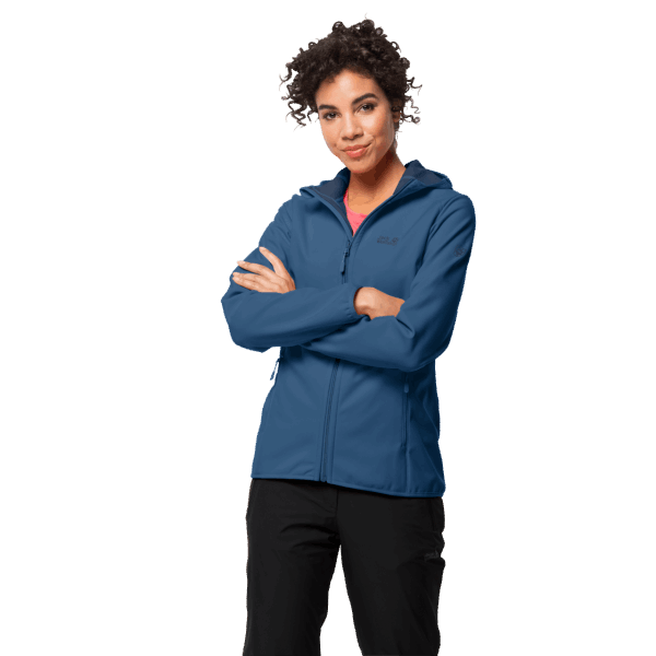 Nieuwe Northern Point Indigoblauwe Jack Wolfskin Voor Dames