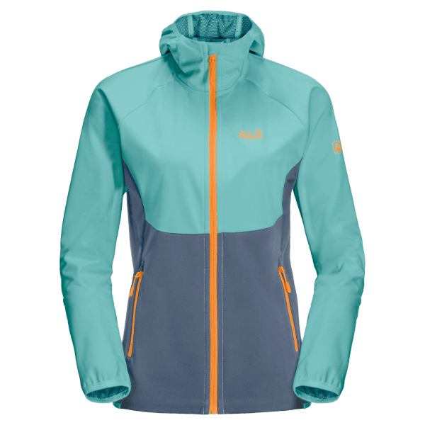 Jack Wolfskin Frost Blue Dames Go Hike Softshell Fashion