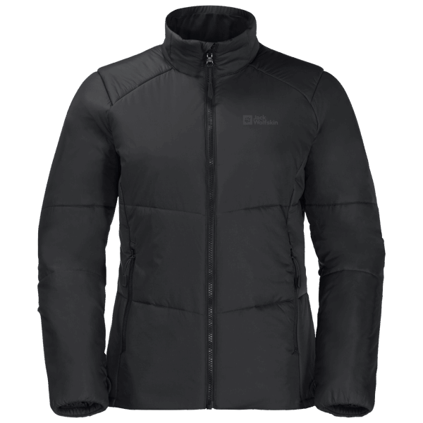 Collections Jack Wolfskin Zwarte Bergland Geïsoleerde Damesjas