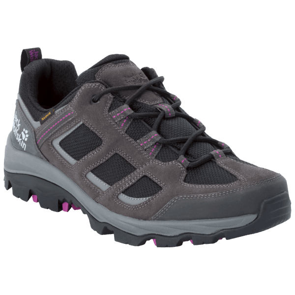 Dames Vojo 3 Texapore Low Jack Wolfskin Collections Donker Staal-paars
