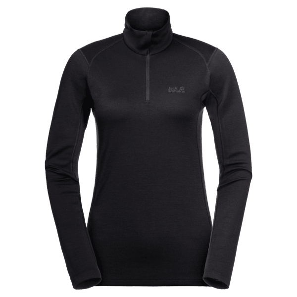 Dames Arctic Xt Half Zip Origineel Jack Wolfskin Zwart