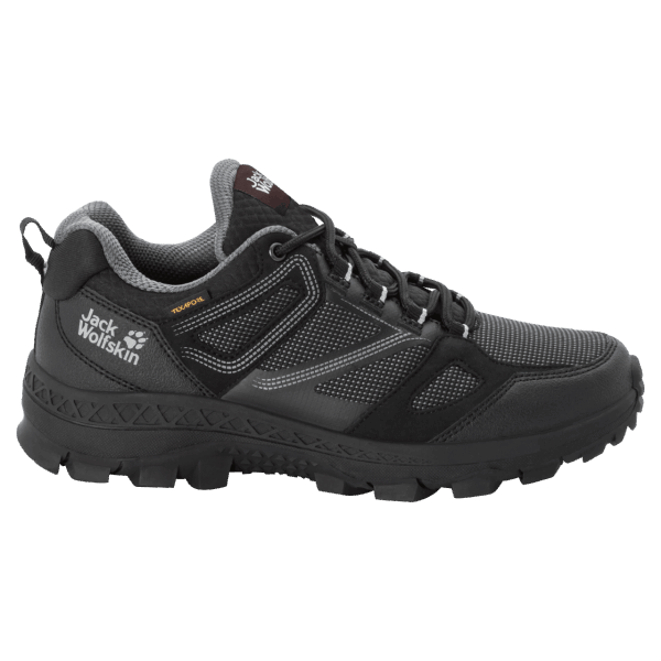 Fashion Dames Downhill Texapore Laag Zwart-grijs Jack Wolfskin