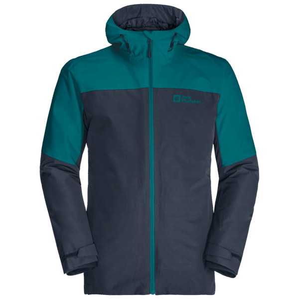 Brands Bay Blauwe Heren Glaabach 3in1 Jas Jack Wolfskin