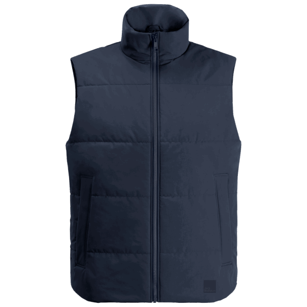 Nachtblauw Heren White Frost Vest Jack Wolfskin Collectie