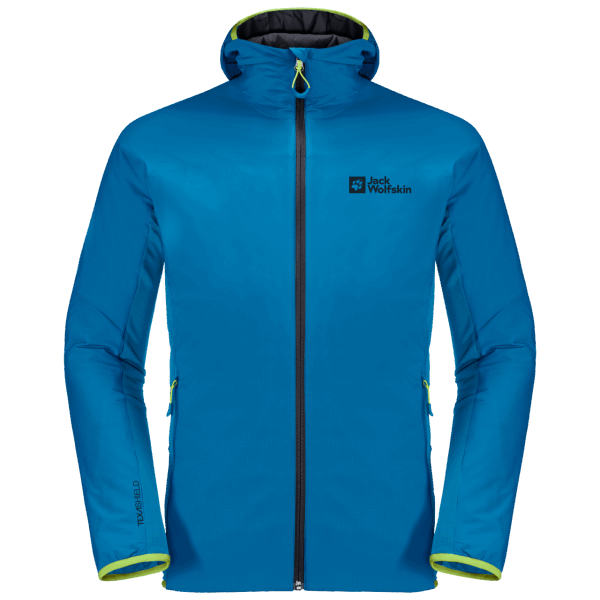 Heren Alpspitze Geïsoleerde Hoody Blauwe Pacific Jack Wolfskin Mode
