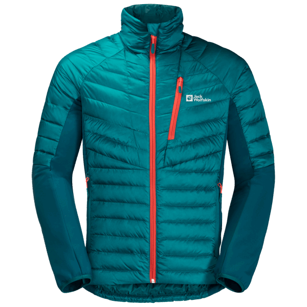 Bay Blue Heren Nebelhorn Dons Hybride Origins Jack Wolfskin