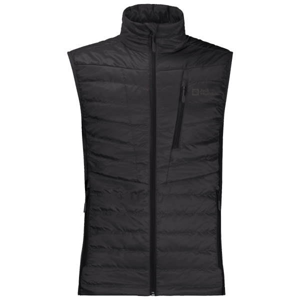 Heren Routeburn Pro Geïsoleerd Vest Jack Wolfskin Collectie Zwart