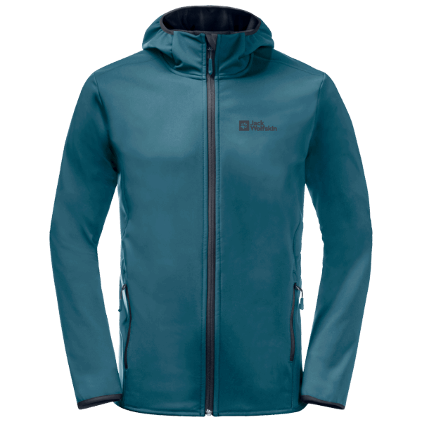 Blue Coral Origins Bornberg Jack Wolfskin Met Capuchon Voor Heren