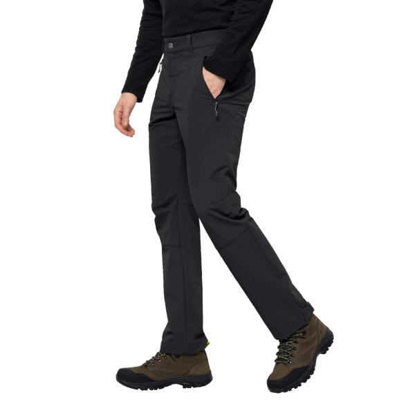 Jack Wolfskin Zwarte Heren Active Xt Broek Best