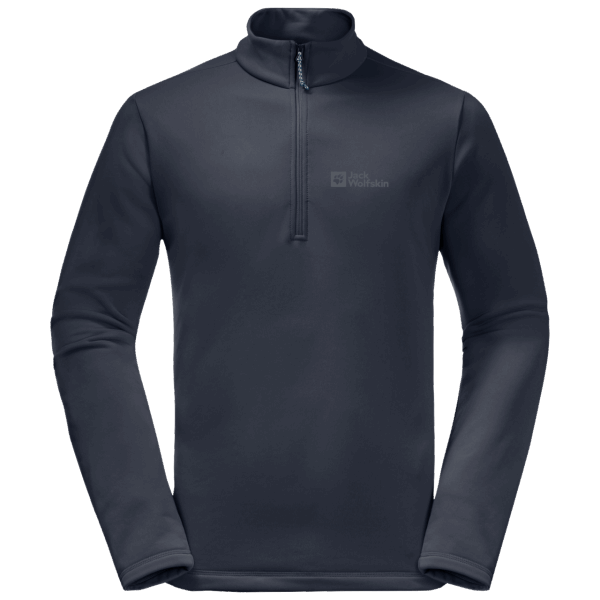 Fashion Heren Baiselberg Half-zip Jack Wolfskin Nachtblauw