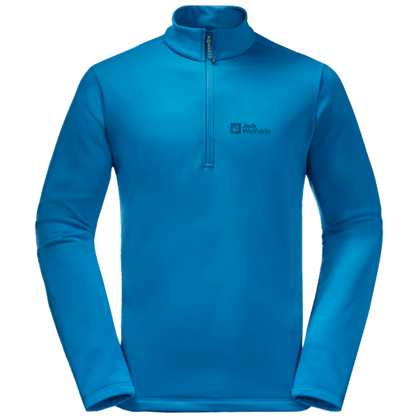 Collectie Baiselberg Blauwe Pacific Jack Wolfskin Met Halve Rits Voor Heren
