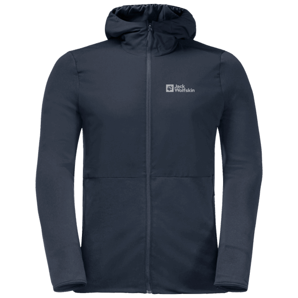 Heren Pack & Go Hybride Jack Wolfskin Origineel Nachtblauw